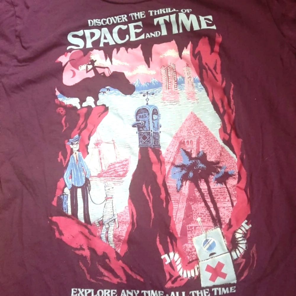 Threadless Sci-fi Retro Space Tee XXL